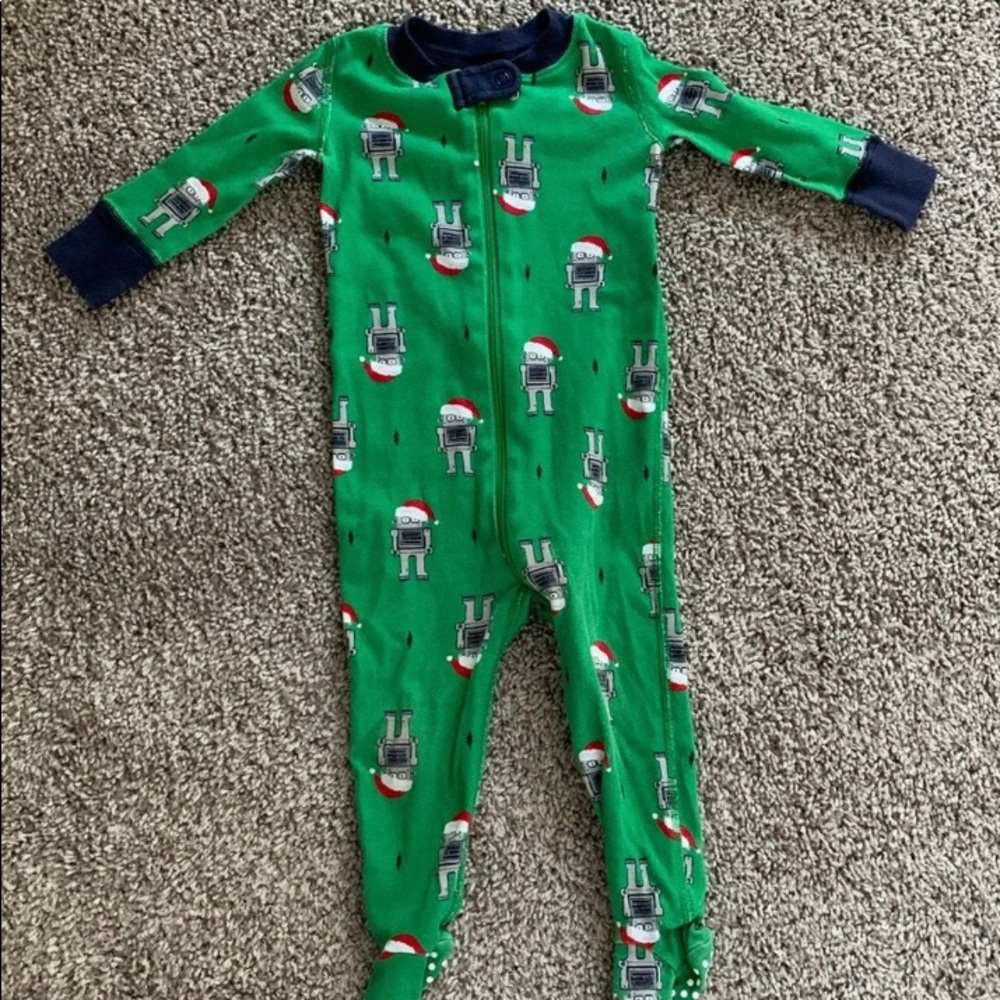 Hanna Andersson Robot Christmas PJs